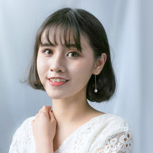 Load image into Gallery viewer, Geometrische Kristall Ohrringe aus Silber