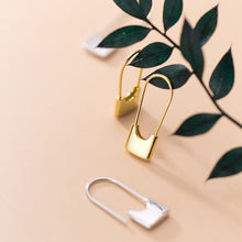 Load image into Gallery viewer, Vorhängeschloss Ohrringe aus Silber