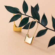 Load image into Gallery viewer, Vorhängeschloss Ohrringe aus Silber