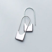 Load image into Gallery viewer, Vorhängeschloss Ohrringe aus Silber