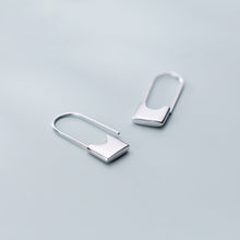 Load image into Gallery viewer, Vorhängeschloss Ohrringe aus Silber