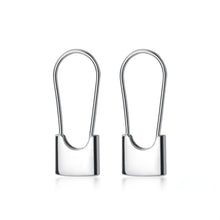 Load image into Gallery viewer, Vorhängeschloss Ohrringe aus Silber