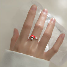 Load image into Gallery viewer, Silver Mushroom Ring
