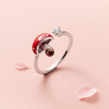 Load image into Gallery viewer, Silver Mushroom Ring
