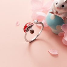 Load image into Gallery viewer, Silver Mushroom Ring