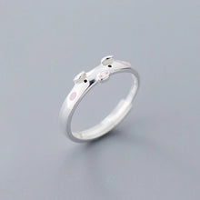 Load image into Gallery viewer, Silver Piglet Ring