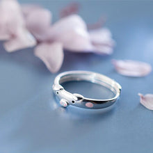 Load image into Gallery viewer, Silver Piglet Ring