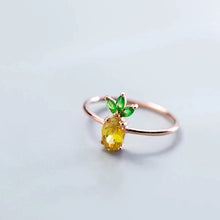Load image into Gallery viewer, Ananas Ring aus Silber
