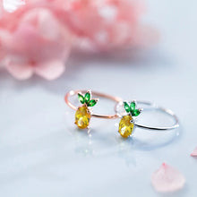 Load image into Gallery viewer, Ananas Ring aus Silber