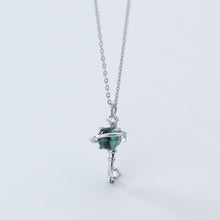 Load image into Gallery viewer, Planeten-Schlüssel Halskette aus Silber