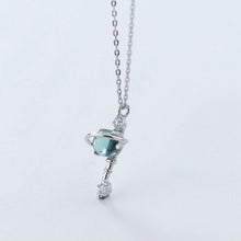 Load image into Gallery viewer, Planeten-Schlüssel Halskette aus Silber