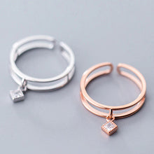 Load image into Gallery viewer, Rail Ring made of Silver