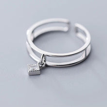 Load image into Gallery viewer, Rail Ring made of Silver