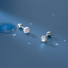 Load image into Gallery viewer, Perlen Ohrstecker aus Silber