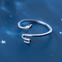 Load image into Gallery viewer, Silver Snake Ring