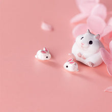 Load image into Gallery viewer, Hasen Ohrstecker aus Silber