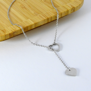 Double Heart Necklace