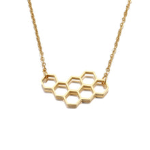 Load image into Gallery viewer, Honeycomb Necklace
