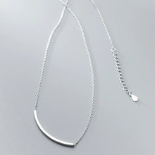 Load image into Gallery viewer, Arc Necklace made of Silver
