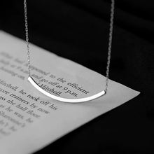 Load image into Gallery viewer, Arc Necklace made of Silver
