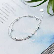 Load image into Gallery viewer, Multi-layer ball bracelet made of silver
