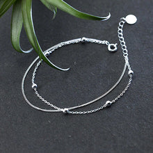 Load image into Gallery viewer, Multi-layer ball bracelet made of silver
