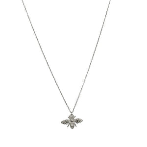 Silver Bee Necklace