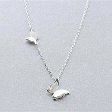 Load image into Gallery viewer, Silver Butterfly Necklace
