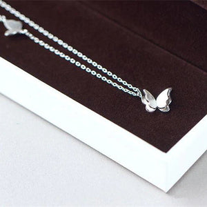 Silver Butterfly Necklace