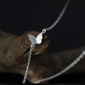 Silver Butterfly Necklace