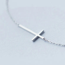 Load image into Gallery viewer, Christian Cross Bracelet made of Silver
