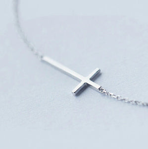 Christian Cross Bracelet made of Silver