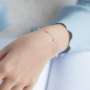 Kristall Armband aus Silber