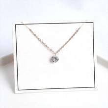 Load image into Gallery viewer, Crystal Necklace made of Silver
