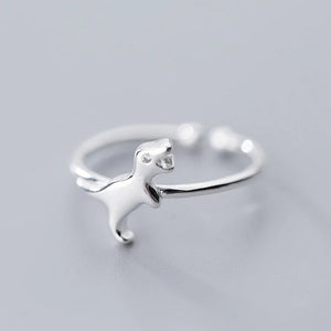 Dinosaur Ring made of Silver