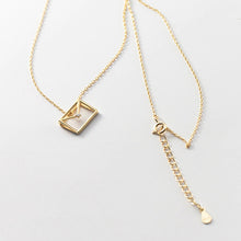 Load image into Gallery viewer, Silver Envelope Necklace
