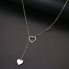 Load image into Gallery viewer, Double Heart Necklace
