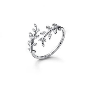 Laurel Ring made of silver