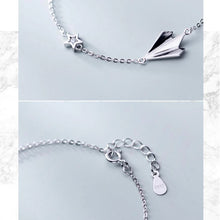 Load image into Gallery viewer, Silver Paper Plane Star Bracelet
