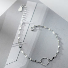 Load image into Gallery viewer, Silver Ring-chain Bracelet
