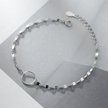 Load image into Gallery viewer, Silver Ring-chain Bracelet
