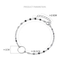 Load image into Gallery viewer, Silver Ring-chain Bracelet
