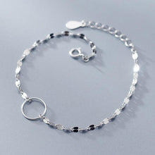 Load image into Gallery viewer, Silver Ring-chain Bracelet
